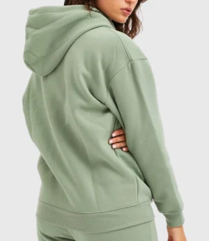 Seafoam Green Oversized Hoodie Back