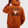 Orange Texas Longhorns Logo Hoodie