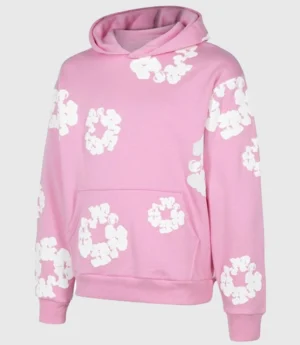 Denim Tears Cotton Wreath Pink Hoodie