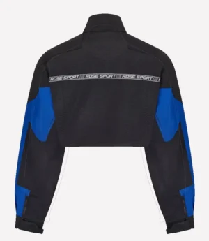 Martine Rose Sports Cropped Jacket blue