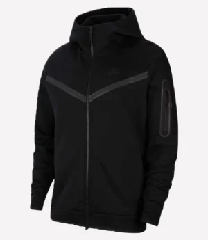 Nike NSW Tech Fleece Zipper Black Windrunner Hoodie