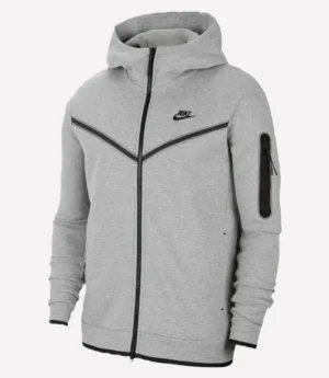 Nike NSW Tech Fleece Full-Zip Windrunner Hoodie Grey
