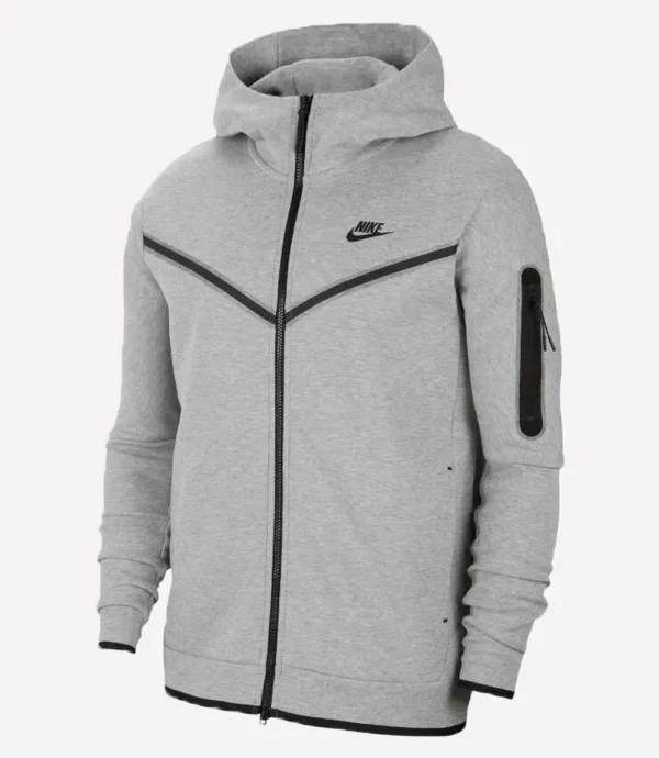 Nike NSW Tech Fleece Full-Zip Windrunner Hoodie Grey