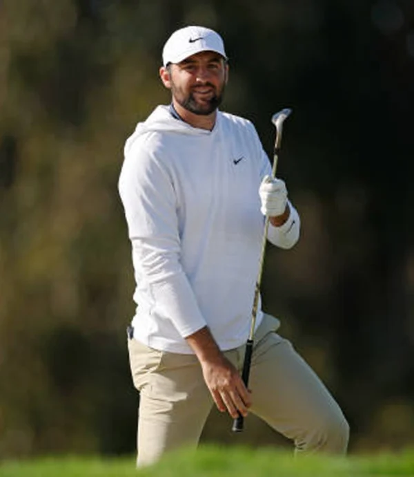 Scottie Scheffler Nike Golf White Hoodie